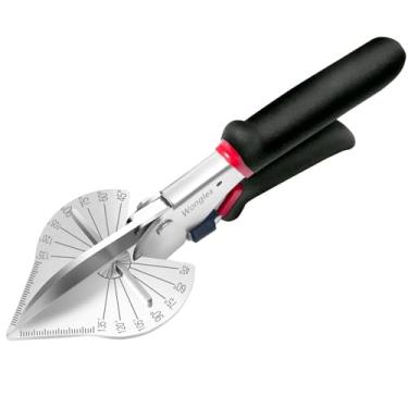 Imagem de Tesouras de esquadria de corte – Cortador ajustável de 45°-135° para moldagem de madeira, corte de quarto, acabamento de sapato, PVC, borracha, bastões de artesanato, bordas decorativas