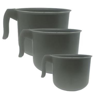 Imagem de Jogo Canecas Canecão Antiaderente Alumínio com Revestimento de Teflon 