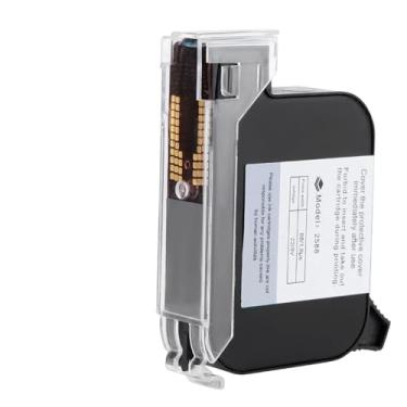 Imagem de YONAIYOUN Cartucho de tinta portátil original de substituição de secagem rápida de 42 ml para máquina de codificação de impressora a jato de tinta portátil (preto) (verde)