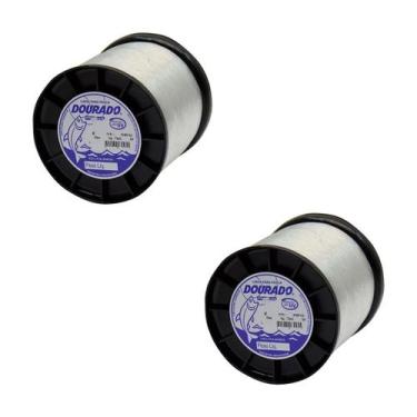 Imagem de 02 Linha Mono Dourado 250 Gramas Mazzaferro, 0,60mm