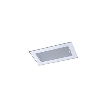 Imagem de Luminária Plafon Embutir Retangular 1 Lamp E27 Espelhado
