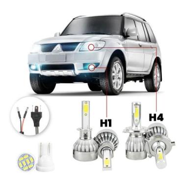 Imagem de Lampadas Led Mitsubishi Tr4 2004 A 2020 H4 H1 20000lm - V10, Branco