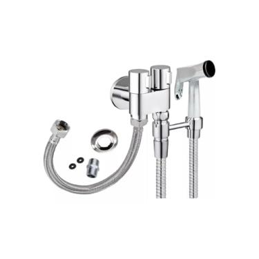 Imagem de Ducha Higiênica Registro 2 Saídas Suporte Engante 40cm Niple