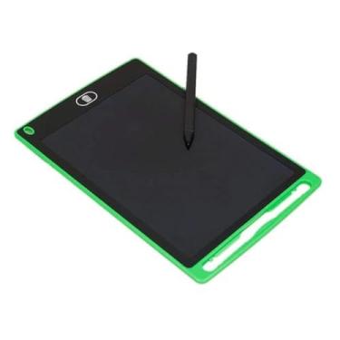 Imagem de Lousa Magica Educativa Tablet Infantil com caneta interativa inclusa 12" (Verde)