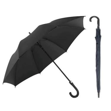 Imagem de Guarda-Chuva 140cm Preto  Design Sofisticado e Potente - MR