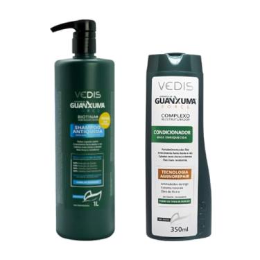 Imagem de Kit Shampoo e Condicionador Guanxuma Vedis – Tratamento Antiqueda para Cabelos Normais