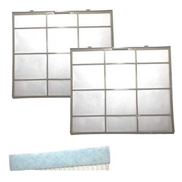 Imagem de Fujitsu General Fujitsu Mini filtro de ar dividido, K 9318883015 e 9317250009, UTR-FA16 e UTR-FA16-2 combo de filtros, papel plissado, 1 unidade, compatível com ASU12RLS2, ASU15RLS2, ASU9RLS2