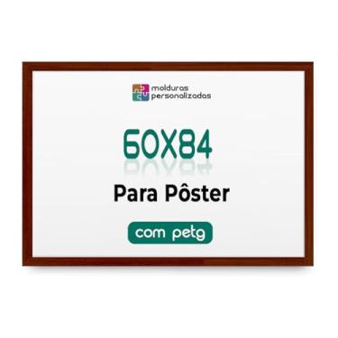 Imagem de Moldura 60x84 Cm A1 Quadro Pôster Foto Impressão com Proteção Petg (Chão de Barro)