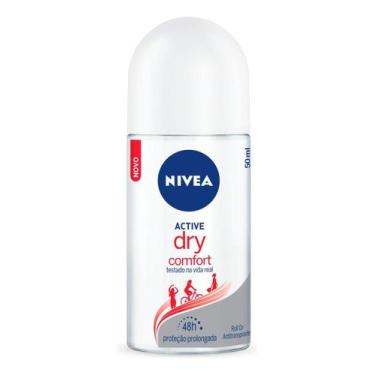 Imagem de Kit c/ 6 Desodorante Feminino Roll-on Active Dry Comfort - Nivea