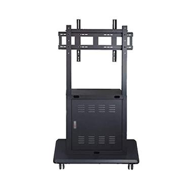 Imagem de Suportes de televisão de 40-86 polegadas sobre rodas, suportes de TV Riser de TV, suportes e toca-discos, suporte de piso de carrinho, carga 110 Kg/109.8 kg