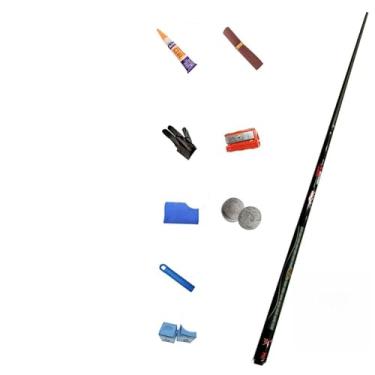 Imagem de Taco de Sinuca Profissional 1/2 Estrutura Taco de Bilhar de Bordo Canadense 147cm (58in) - Cabeça de Haste Não Intercambiável 10mm/11.5mm/13mm (C Tacos de bilhar e acessórios, 11.5mm)