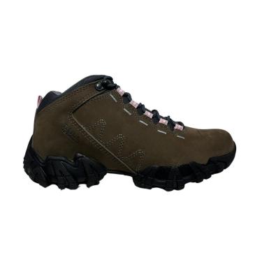 Imagem de Bota Bull Terrier Ranger Feminina Grafite e Rosa Marrom  feminino