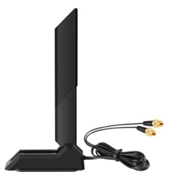 Imagem de Slinkdsco Antena De Substituição Com Base Magnética Para Placa-Mãe Jogos Wifi 7 Nova Interface Placas-Mãe Asus Rog Strix Tuf/Rog Crosshair/Prime/Proart Series