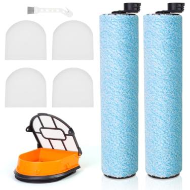 Imagem de YUEYEE Conjunto De Filtro Hepa Reposição Wd161 E Rolo Escova Para Aspirador Pó Shark Hydrovac Messmaster Aw261, Wd160, Wd161, Wd260, Wd261, Wd265 Com Fio 3 Em 1, 2 Rolos, 4 Filtros Espuma, 1 Externo