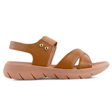 Imagem de Sandália Usaflex Plataforma Tira Elástico Feminina