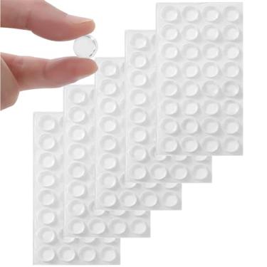 Imagem de Furnigear Protetores De Armário, Borracha Transparente Autoadesivos Macios, Porta, Silicone Redutores Ruído Para Móveis, Extremamente Duráveis (160 Unidades)