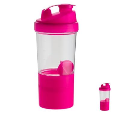 Imagem de Coqueteleira Shaker Academia Com Compartimento Para Suplementos