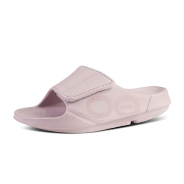 Imagem de OOFOS OOahh Sandália esportiva Flex Recovery, Stardust, 7 Women/5 Men