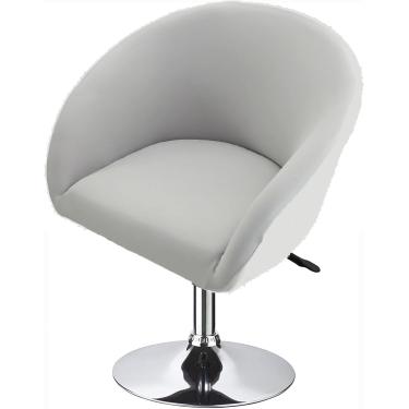 Imagem de Capas De Cadeira De Jantar Com Encosto Redondo, Capa De Cadeira Com Encosto Curvo, Capa De Cadeira De Vaidade De Maquiagem, Capa De Cadeira De Acento Com Encosto Redondo, 23.6in De Largu, Gray3