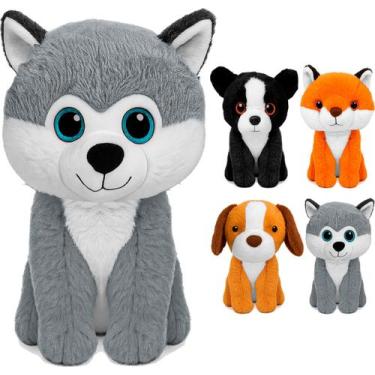 Imagem de Pelúcia Baby Lindos Compacto Bichinhos Bebê Cachorrinho Fofo Macio Pol