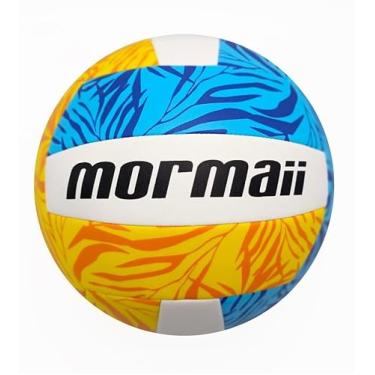 Imagem de Bola De Vôlei Beach Mavericks Mormaii [Cor: Amarelo e Azul]