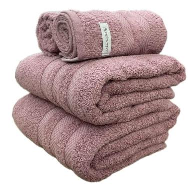 Imagem de Jogo Toalha Banhão Buddemeyer Vanilla Extra Soft Algodão 4 pçs, ROSA 1