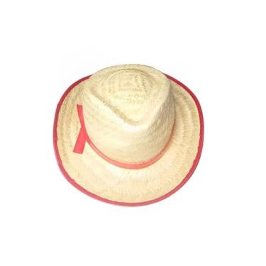 Imagem de Chapéu Palha Infantil - Vermelho