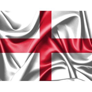 Imagem de Bandeira da Inglaterra 80cmx140cm Tecido Oxford 100% Poliéster - Prese