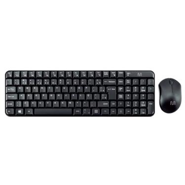 Imagem de Kit Teclado e Mouse Sem Fio CS200 Multimídia USB 1000dpi Teclas Compactas Preto Multi - TC183