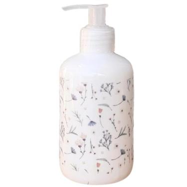 Imagem de Porta álcool Porcelana p/ Kit higiene bebê lavabo -Arabescos - Antilop