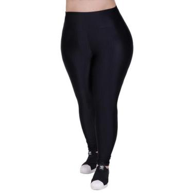 Imagem de Calça Plus Size de Academia Moda Fitness Feminina Legging 3D Cintura A