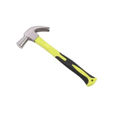 Imagem de Martelo de Carpinteiro compacto cabeça carbono temperado com cabo cromado com grip PVC (370 mm) (cabeça aço carbono temperado com cabo compósito de alta resistência, 320 mm)