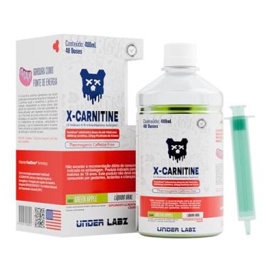 Imagem de X-Carnitine Lipo Drive | Under Labz | Linha Essentials (480ml)–48 doses | L-Carnitina Líquida, Energia e Foco Metabólico – Suplemento para Definição e Performance Diária (480ml (48doses), Green Apple)