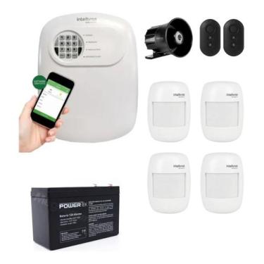 Imagem de Kit Alarme Intelbras Anm 24 C/4 Sensores Presenca C/ Bateria