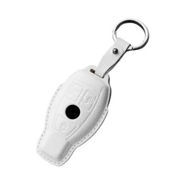 Imagem de Capa De Chaveiro De Couro Mercedes Benz Para a B C E R Classe GLS GLA 