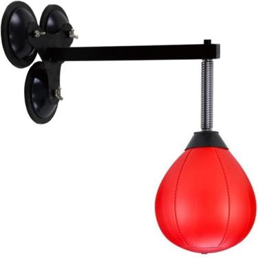 Imagem de Bolsas De Velocidade Para Montagem Em Parede De Boxe Bolsa Puhing De Couro Flexível Para Adultos Crianças Ventosa Alívio Bolas De Estresse Brinquedos Para Treino, Yellow+black, 22 cm (8.6 inch)