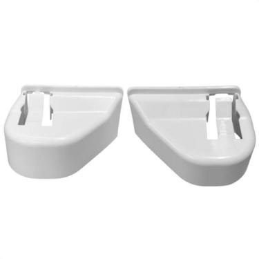 Imagem de Kit 2 Proteção Pé Geladeira Brastemp BVG24 BRB39 BRF36 - Brastemp e Co