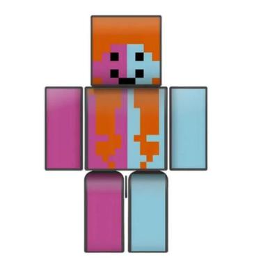 Imagem de Boneca Articulado Mana Do Jogo Minecraft Youtuber 15cm - ALGAZARRA
