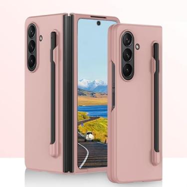 Imagem de HOULEE Capa para Samsung Galaxy Z Fold 7 com S Pen Skin Friendly Z Fold 7 Capa de telefone com suporte para caneta dobrável à prova de choque capa protetora completa PC sem fio para Galaxy Z Fold 7