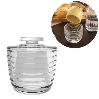 Imagem de Manteigueira Francesa Vidro Canelado 150ml - Tuut