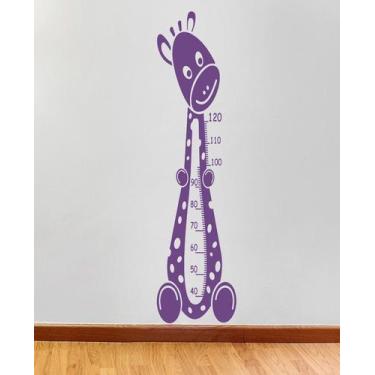 Imagem de Adesivo Decorativo de Infantil com Urso com Régua De Crescimento para 