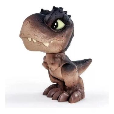 Imagem de Baby Dinos 14 cms - Mini T-rex - marrom - 1477 PUPEE BRINQUEDOS
