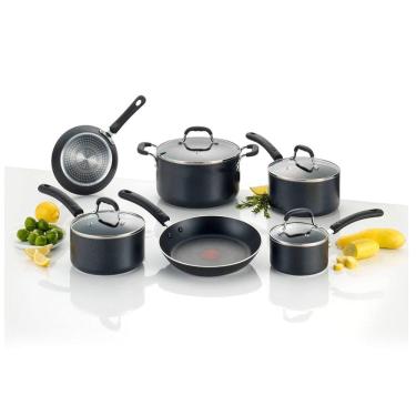 Imagem de Jogo de Panelas Tefal Professional Alumínio Revestido Preto 06 Peças