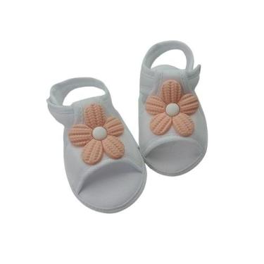 Imagem de Sandalia de Bebê Recém-Nascidos Macia Passeio Casuais Meninas Verão - 
