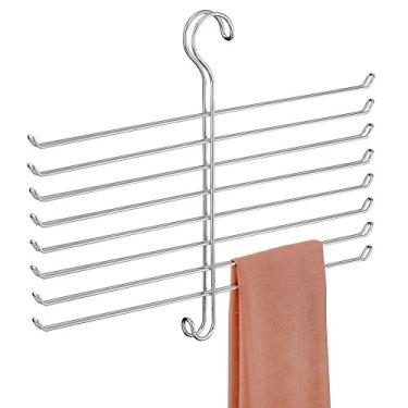 Imagem de iDesign Organizador de armário de aço com 8 varões, The Classico Collection - 32 cm x 40 cm x 1,90 cm, cromado