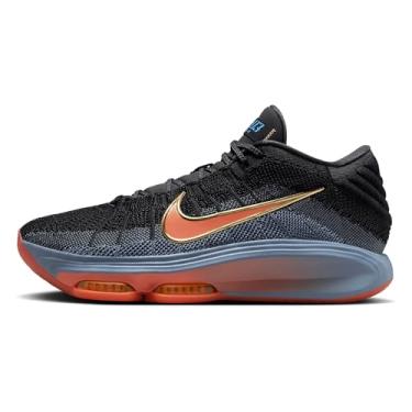 Imagem de Nike Tênis de basquete masculino G.T. Hustle 3 elétrico, multicolorido, Antracite/ardósia cinza/ouro metálico/selvagem claro, 39