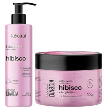 Imagem de Kit Hidratante + Esfoliante Corpo E Rosto Labotrat Dia A Dia Cheiro De Fruta Hibisco 300g