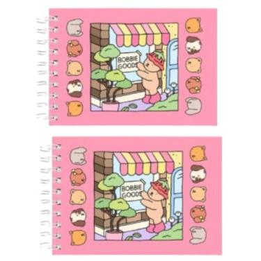 Imagem de Kit 2 Bobbie Goods Livros De Colorir Capa Dura 50 Folhas, Rosa