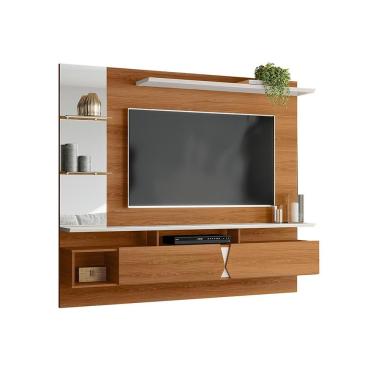 Imagem de Painel Para Tv Até 55 Polegadas 1,83m Intense Jequitibá Lukaliam Móveis