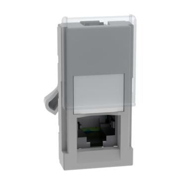 Imagem de TOMADA DADOS RJ45 cat5E 1M CINZA - MATIX GO - RJ45 BTICINO - PIAL - JG4279C5E